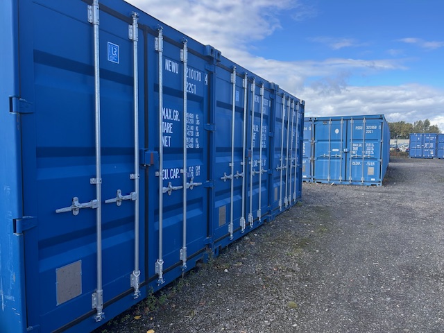 Benton Storage secure container facility with CCTV monitoring and 24-hour access